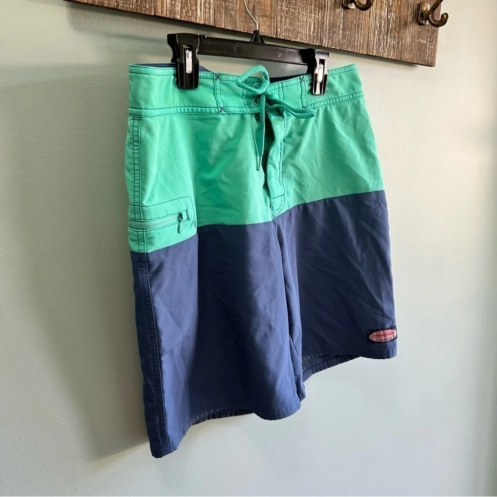 Vineyard Vines Pieced Stretch Board Shorts Men’s 30 Waist Swim Trunks